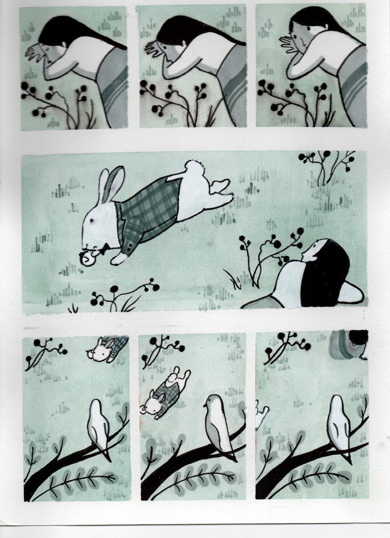 When Alice meet a rabbit
