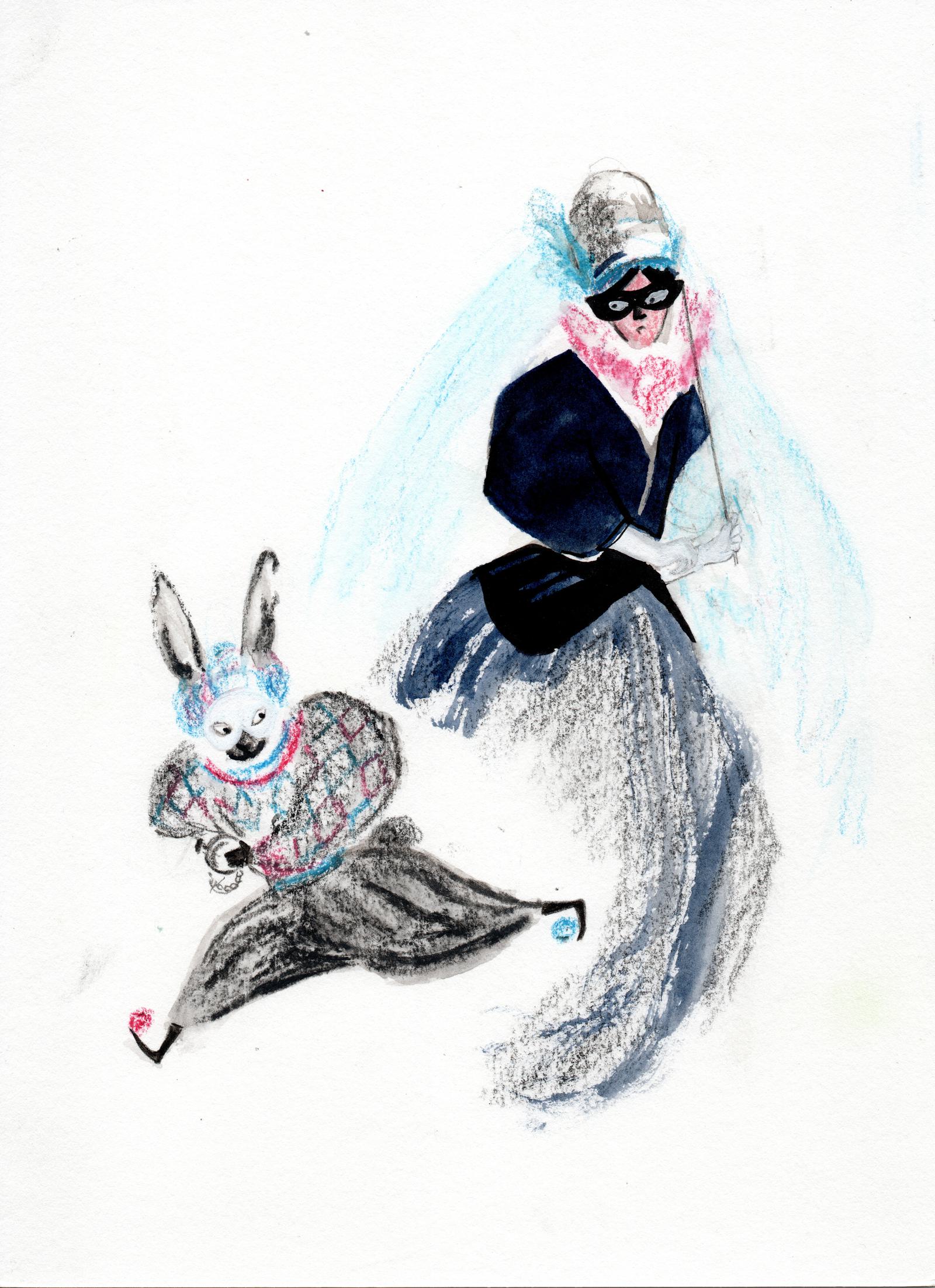 When Alice meet a rabbit
